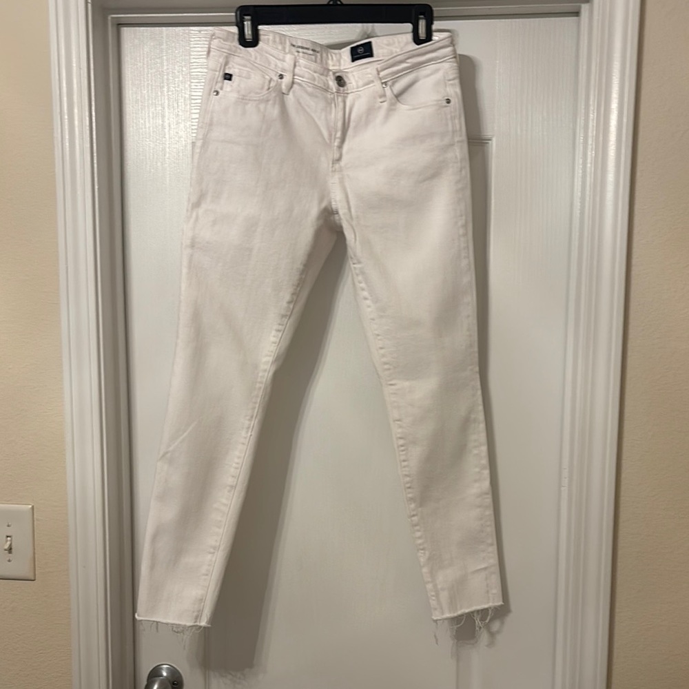 AG Adriano Goldschmied White Skinny Jeans